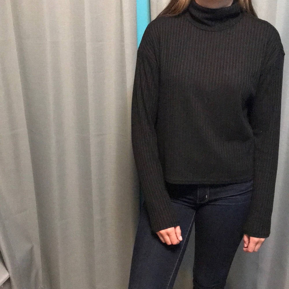 Black turtleneck